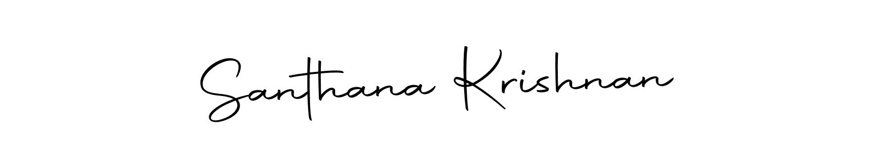 The best way (Autography-DOLnW) to make a short signature is to pick only two or three words in your name. The name Santhana Krishnan include a total of six letters. For converting this name. Santhana Krishnan signature style 10 images and pictures png