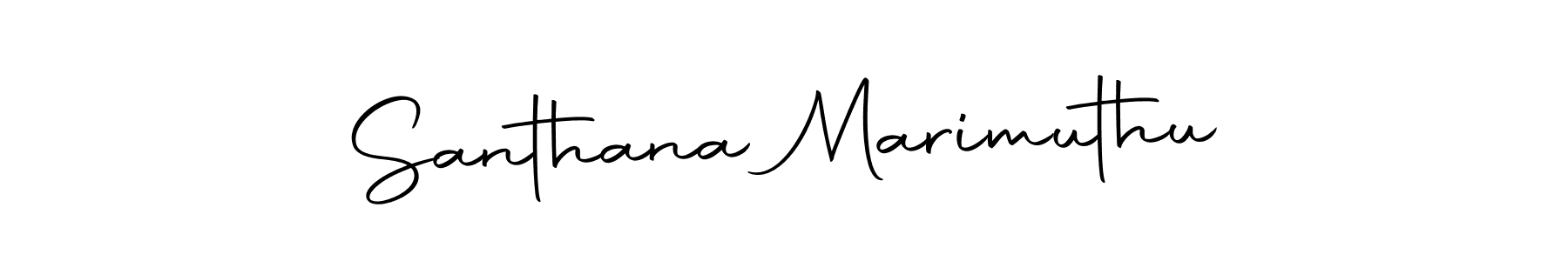 Make a beautiful signature design for name Santhana Marimuthu. With this signature (Autography-DOLnW) style, you can create a handwritten signature for free. Santhana Marimuthu signature style 10 images and pictures png