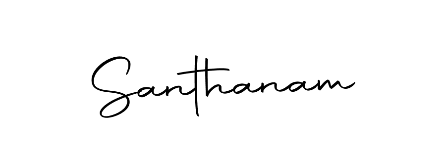 Make a beautiful signature design for name Santhanam. Use this online signature maker to create a handwritten signature for free. Santhanam signature style 10 images and pictures png