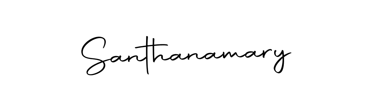 Make a beautiful signature design for name Santhanamary. Use this online signature maker to create a handwritten signature for free. Santhanamary signature style 10 images and pictures png