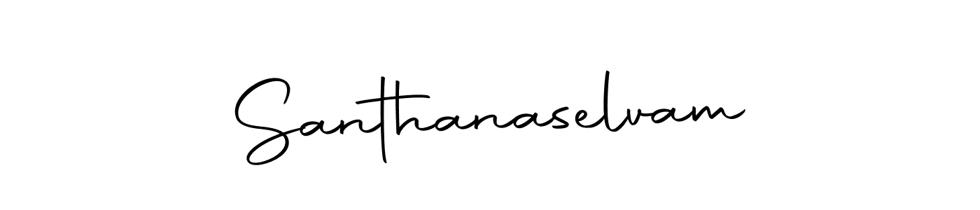 Design your own signature with our free online signature maker. With this signature software, you can create a handwritten (Autography-DOLnW) signature for name Santhanaselvam. Santhanaselvam signature style 10 images and pictures png