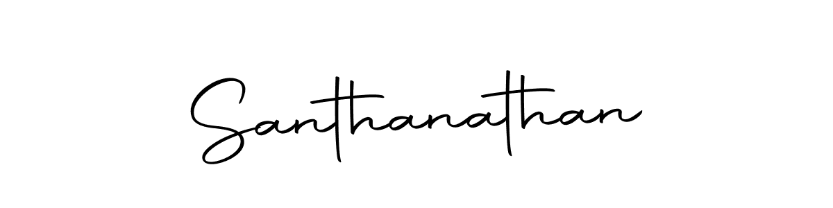 Make a beautiful signature design for name Santhanathan. With this signature (Autography-DOLnW) style, you can create a handwritten signature for free. Santhanathan signature style 10 images and pictures png