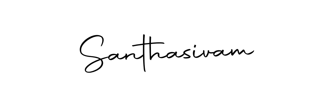 Make a beautiful signature design for name Santhasivam. Use this online signature maker to create a handwritten signature for free. Santhasivam signature style 10 images and pictures png