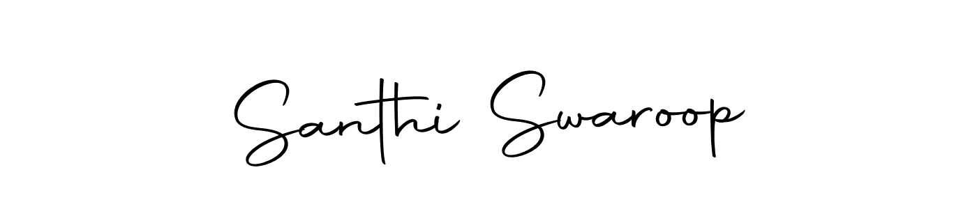 Make a beautiful signature design for name Santhi Swaroop. With this signature (Autography-DOLnW) style, you can create a handwritten signature for free. Santhi Swaroop signature style 10 images and pictures png