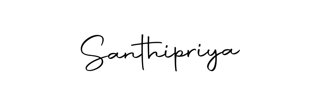 Make a beautiful signature design for name Santhipriya. With this signature (Autography-DOLnW) style, you can create a handwritten signature for free. Santhipriya signature style 10 images and pictures png