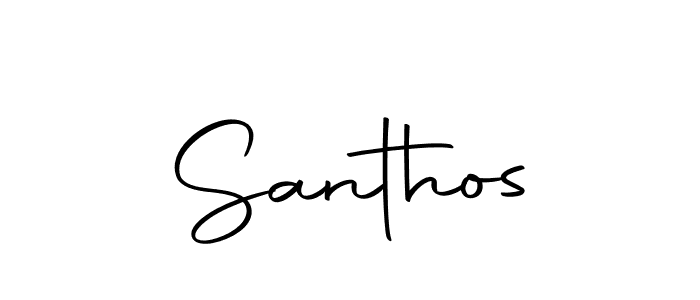 Here are the top 10 professional signature styles for the name Santhos. These are the best autograph styles you can use for your name. Santhos signature style 10 images and pictures png