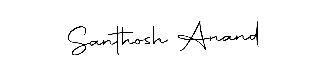 Autography-DOLnW is a professional signature style that is perfect for those who want to add a touch of class to their signature. It is also a great choice for those who want to make their signature more unique. Get Santhosh Anand name to fancy signature for free. Santhosh Anand signature style 10 images and pictures png