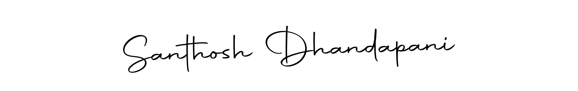 Also we have Santhosh Dhandapani name is the best signature style. Create professional handwritten signature collection using Autography-DOLnW autograph style. Santhosh Dhandapani signature style 10 images and pictures png