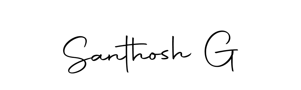 The best way (Autography-DOLnW) to make a short signature is to pick only two or three words in your name. The name Santhosh G include a total of six letters. For converting this name. Santhosh G signature style 10 images and pictures png