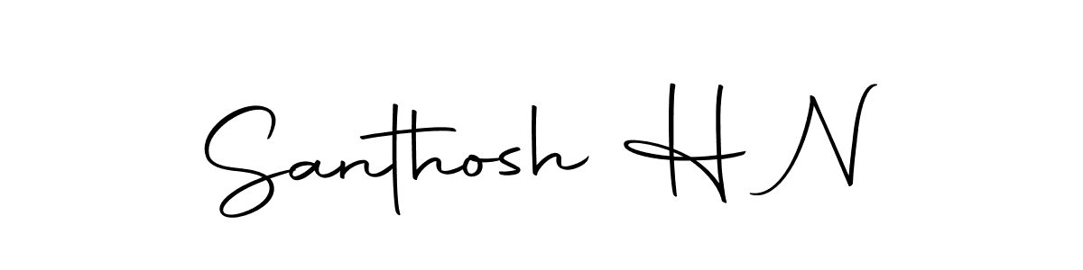 Here are the top 10 professional signature styles for the name Santhosh H N. These are the best autograph styles you can use for your name. Santhosh H N signature style 10 images and pictures png