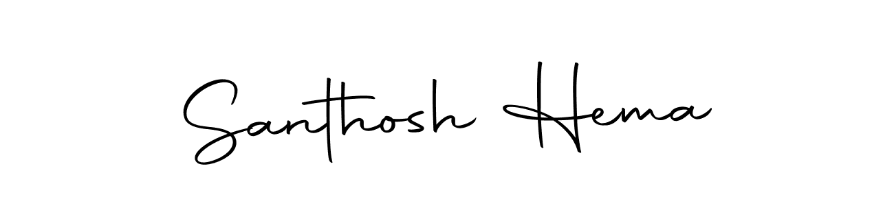 Similarly Autography-DOLnW is the best handwritten signature design. Signature creator online .You can use it as an online autograph creator for name Santhosh Hema. Santhosh Hema signature style 10 images and pictures png