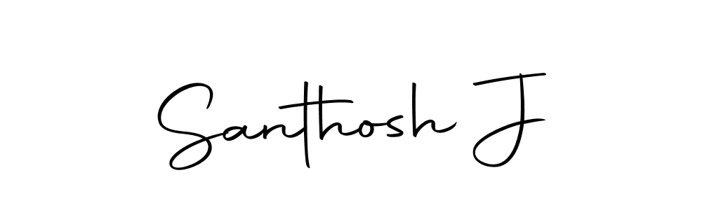 The best way (Autography-DOLnW) to make a short signature is to pick only two or three words in your name. The name Santhosh J include a total of six letters. For converting this name. Santhosh J signature style 10 images and pictures png