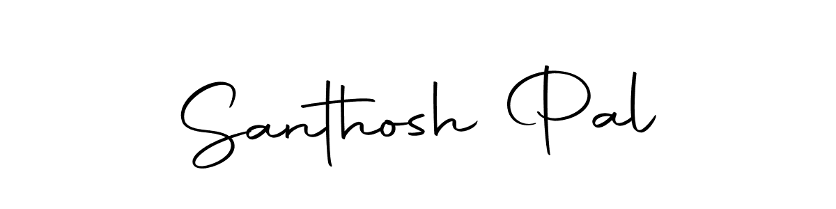 How to make Santhosh Pal name signature. Use Autography-DOLnW style for creating short signs online. This is the latest handwritten sign. Santhosh Pal signature style 10 images and pictures png