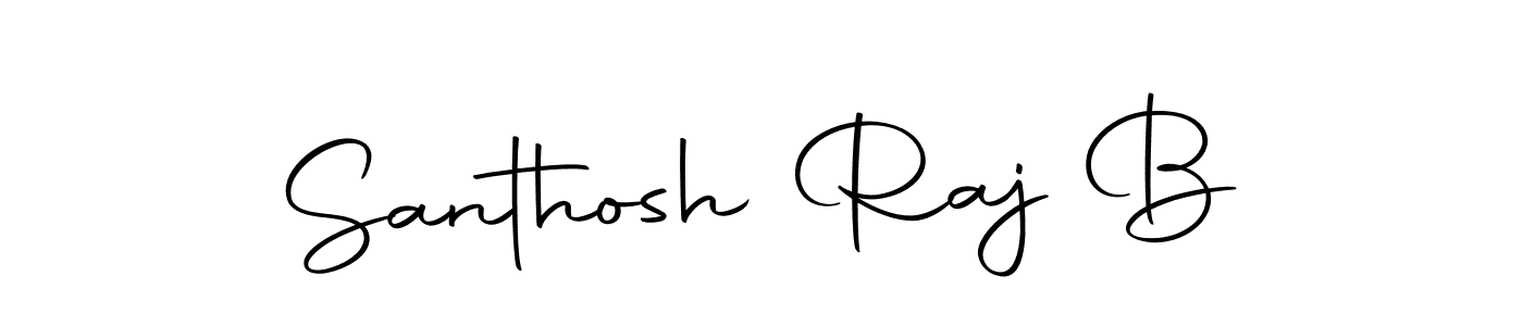 You can use this online signature creator to create a handwritten signature for the name Santhosh Raj B. This is the best online autograph maker. Santhosh Raj B signature style 10 images and pictures png
