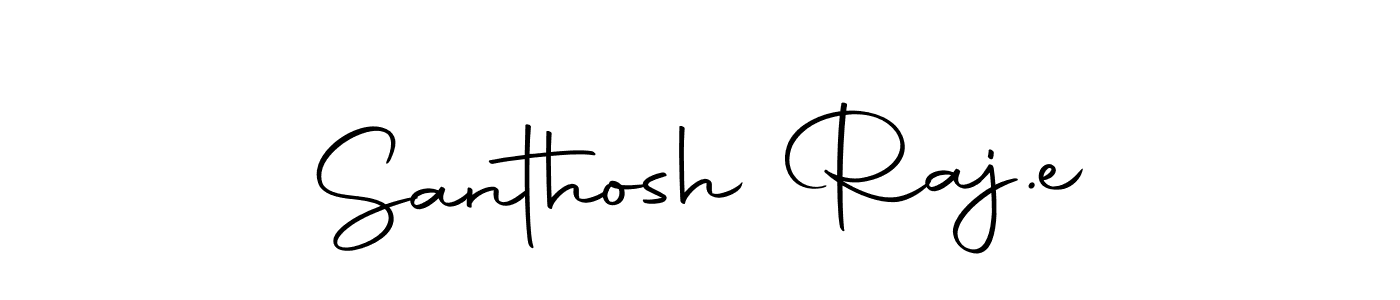 You can use this online signature creator to create a handwritten signature for the name Santhosh Raj.e. This is the best online autograph maker. Santhosh Raj.e signature style 10 images and pictures png