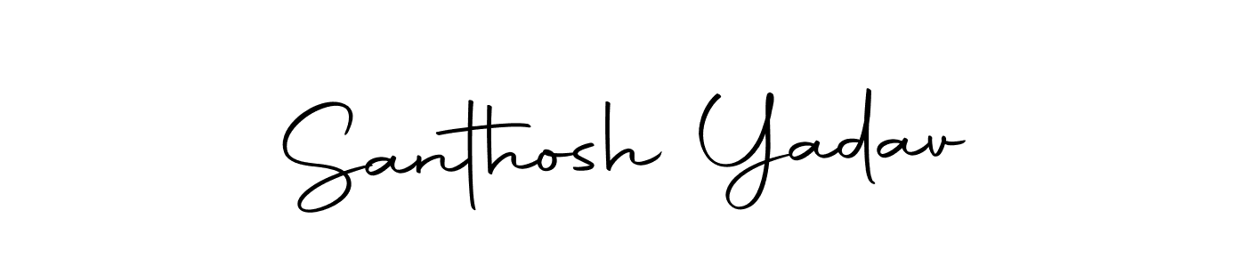 Also You can easily find your signature by using the search form. We will create Santhosh Yadav name handwritten signature images for you free of cost using Autography-DOLnW sign style. Santhosh Yadav signature style 10 images and pictures png