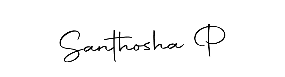 Also we have Santhosha P name is the best signature style. Create professional handwritten signature collection using Autography-DOLnW autograph style. Santhosha P signature style 10 images and pictures png