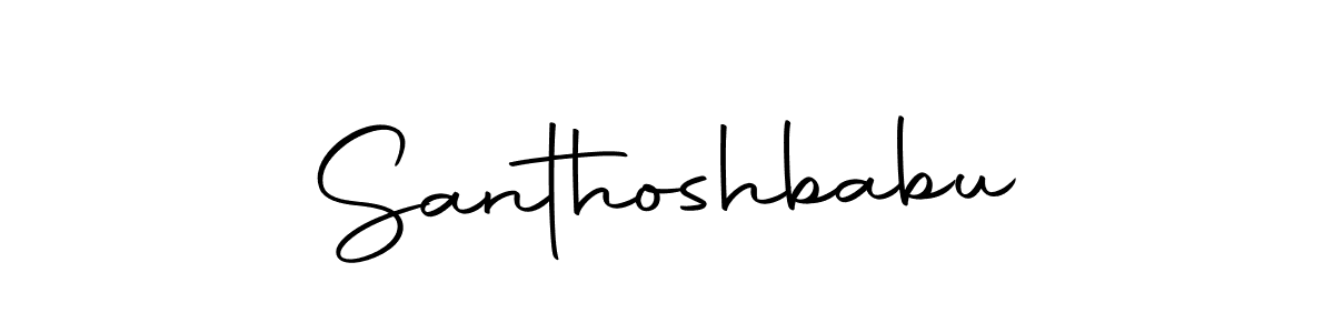 Make a short Santhoshbabu signature style. Manage your documents anywhere anytime using Autography-DOLnW. Create and add eSignatures, submit forms, share and send files easily. Santhoshbabu signature style 10 images and pictures png