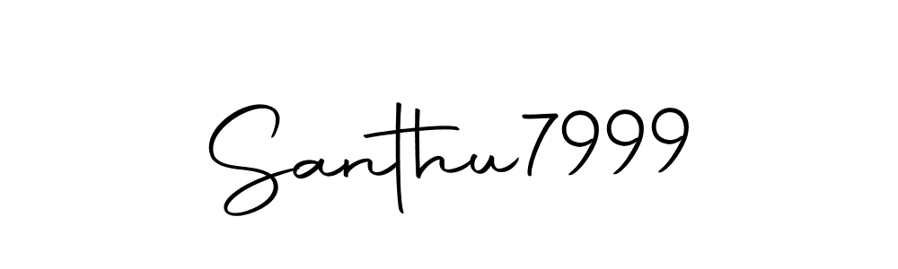 The best way (Autography-DOLnW) to make a short signature is to pick only two or three words in your name. The name Santhu7999 include a total of six letters. For converting this name. Santhu7999 signature style 10 images and pictures png