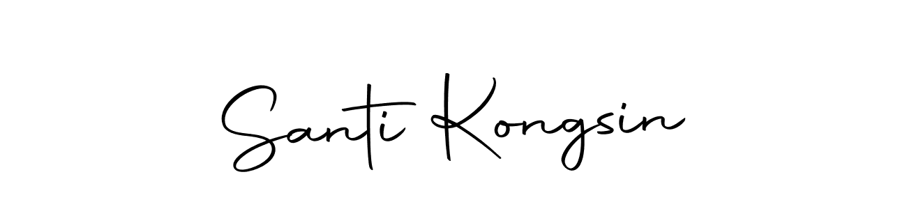 Make a beautiful signature design for name Santi Kongsin. With this signature (Autography-DOLnW) style, you can create a handwritten signature for free. Santi Kongsin signature style 10 images and pictures png