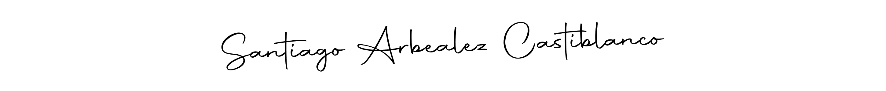 Make a beautiful signature design for name Santiago Arbealez Castiblanco. With this signature (Autography-DOLnW) style, you can create a handwritten signature for free. Santiago Arbealez Castiblanco signature style 10 images and pictures png