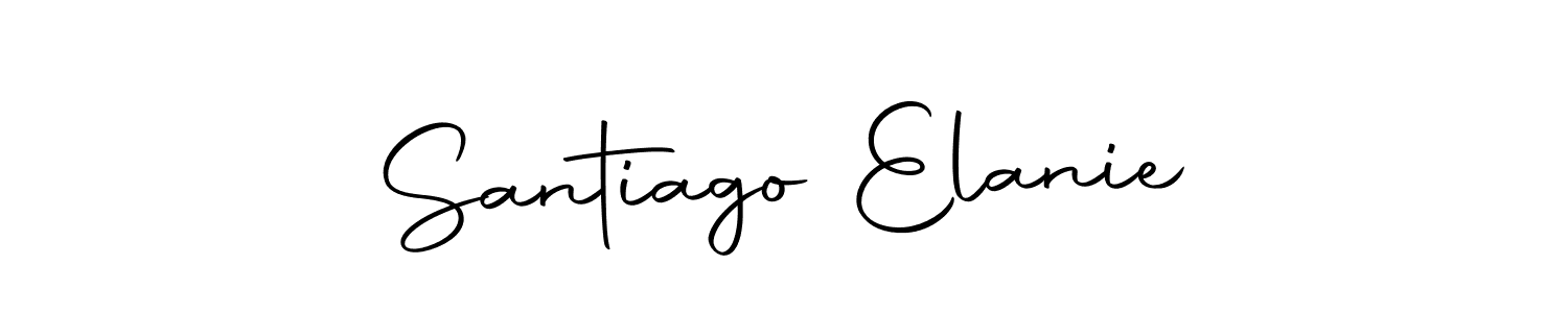 Santiago Elanie stylish signature style. Best Handwritten Sign (Autography-DOLnW) for my name. Handwritten Signature Collection Ideas for my name Santiago Elanie. Santiago Elanie signature style 10 images and pictures png