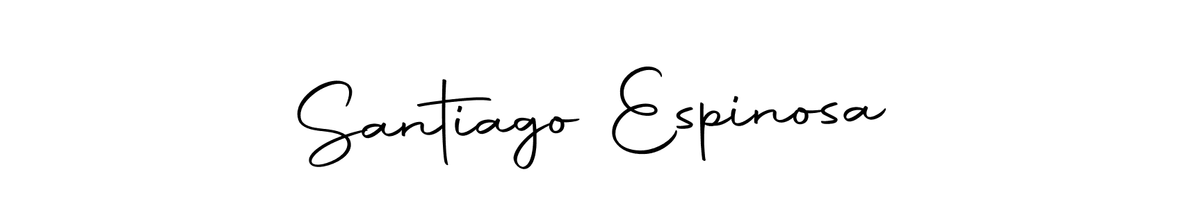 The best way (Autography-DOLnW) to make a short signature is to pick only two or three words in your name. The name Santiago Espinosa include a total of six letters. For converting this name. Santiago Espinosa signature style 10 images and pictures png