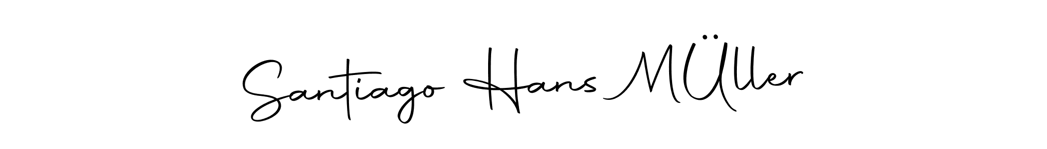 You should practise on your own different ways (Autography-DOLnW) to write your name (Santiago Hans MÜller) in signature. don't let someone else do it for you. Santiago Hans MÜller signature style 10 images and pictures png