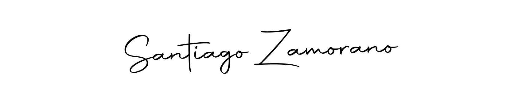 Santiago Zamorano stylish signature style. Best Handwritten Sign (Autography-DOLnW) for my name. Handwritten Signature Collection Ideas for my name Santiago Zamorano. Santiago Zamorano signature style 10 images and pictures png