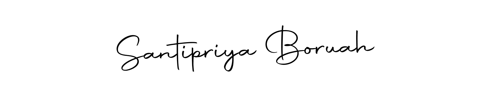 Create a beautiful signature design for name Santipriya Boruah. With this signature (Autography-DOLnW) fonts, you can make a handwritten signature for free. Santipriya Boruah signature style 10 images and pictures png