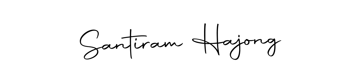 Design your own signature with our free online signature maker. With this signature software, you can create a handwritten (Autography-DOLnW) signature for name Santiram Hajong. Santiram Hajong signature style 10 images and pictures png