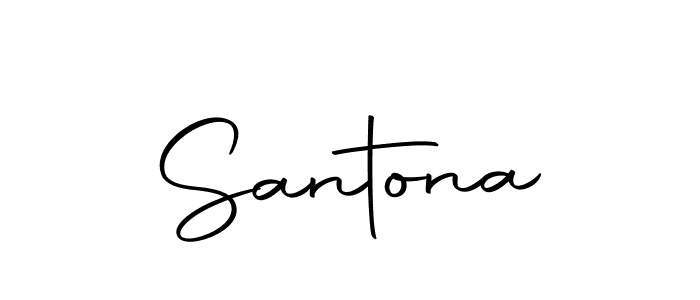 Make a beautiful signature design for name Santona. Use this online signature maker to create a handwritten signature for free. Santona signature style 10 images and pictures png