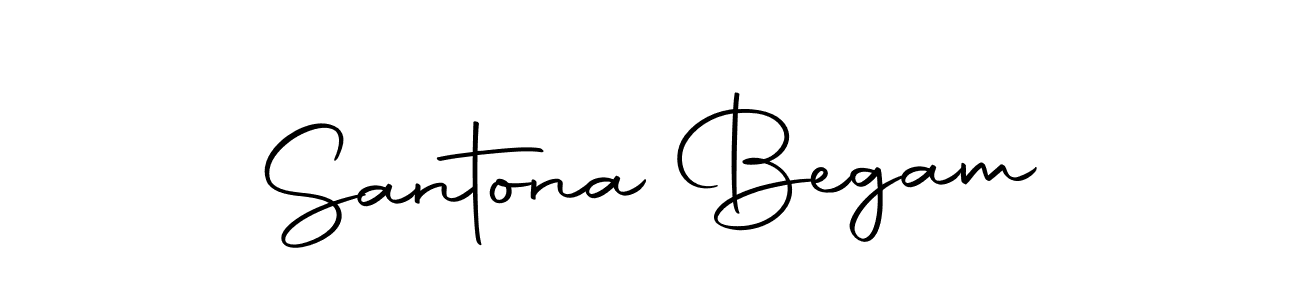 Make a beautiful signature design for name Santona Begam. Use this online signature maker to create a handwritten signature for free. Santona Begam signature style 10 images and pictures png