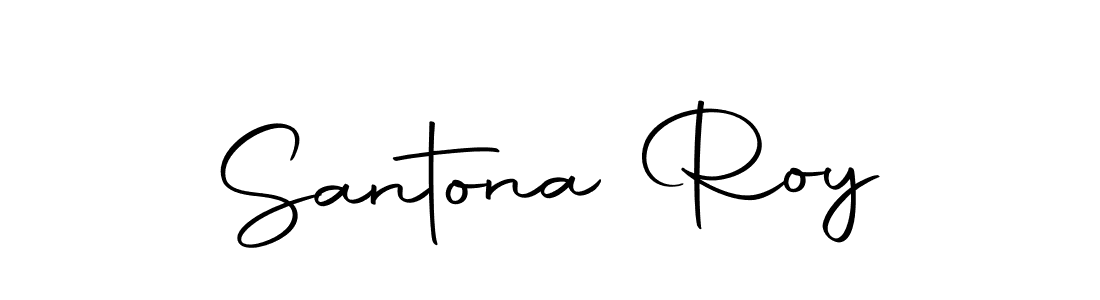 Make a beautiful signature design for name Santona Roy. Use this online signature maker to create a handwritten signature for free. Santona Roy signature style 10 images and pictures png