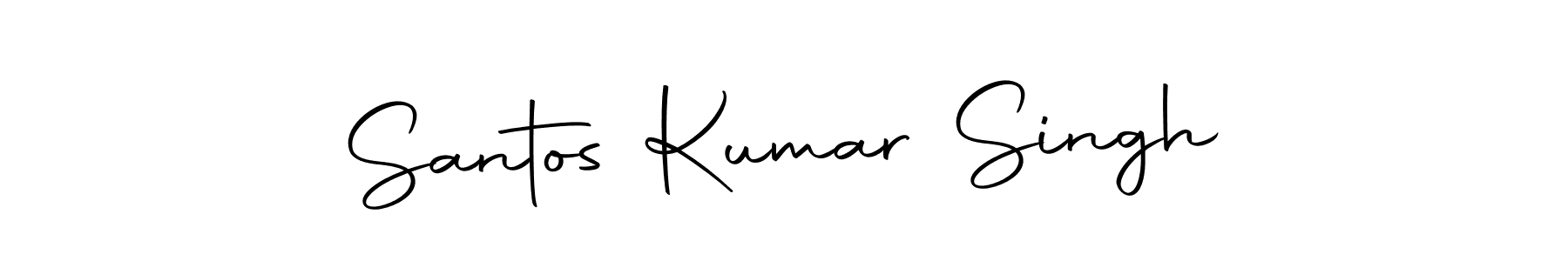 Santos Kumar Singh stylish signature style. Best Handwritten Sign (Autography-DOLnW) for my name. Handwritten Signature Collection Ideas for my name Santos Kumar Singh. Santos Kumar Singh signature style 10 images and pictures png