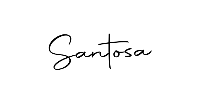 Use a signature maker to create a handwritten signature online. With this signature software, you can design (Autography-DOLnW) your own signature for name Santosa. Santosa signature style 10 images and pictures png