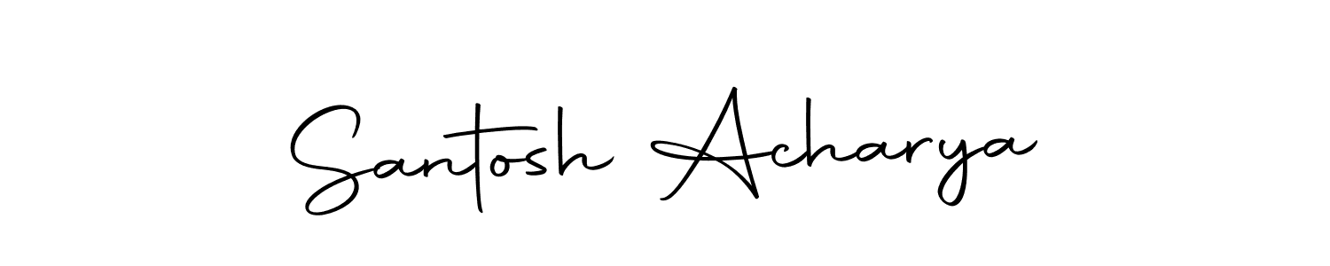 if you are searching for the best signature style for your name Santosh Acharya. so please give up your signature search. here we have designed multiple signature styles  using Autography-DOLnW. Santosh Acharya signature style 10 images and pictures png