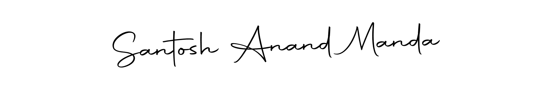 Make a short Santosh Anand Manda signature style. Manage your documents anywhere anytime using Autography-DOLnW. Create and add eSignatures, submit forms, share and send files easily. Santosh Anand Manda signature style 10 images and pictures png