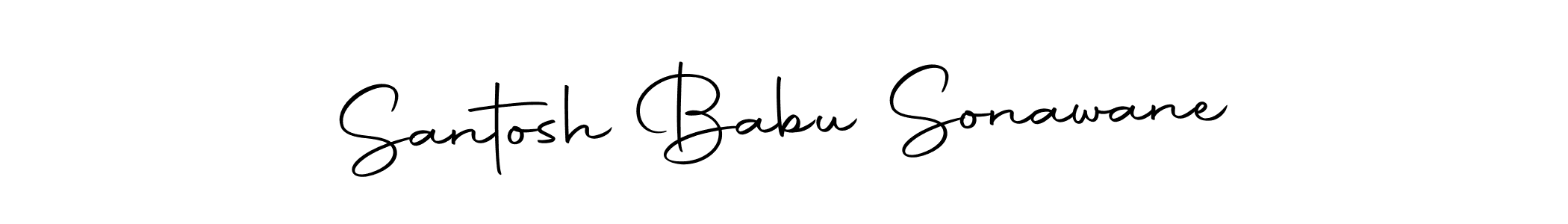 Use a signature maker to create a handwritten signature online. With this signature software, you can design (Autography-DOLnW) your own signature for name Santosh Babu Sonawane. Santosh Babu Sonawane signature style 10 images and pictures png