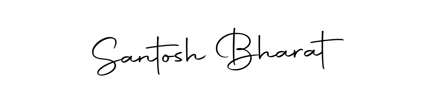 Santosh Bharat stylish signature style. Best Handwritten Sign (Autography-DOLnW) for my name. Handwritten Signature Collection Ideas for my name Santosh Bharat. Santosh Bharat signature style 10 images and pictures png