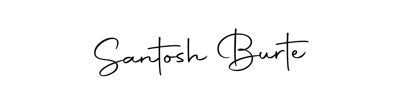 You can use this online signature creator to create a handwritten signature for the name Santosh Burte. This is the best online autograph maker. Santosh Burte signature style 10 images and pictures png