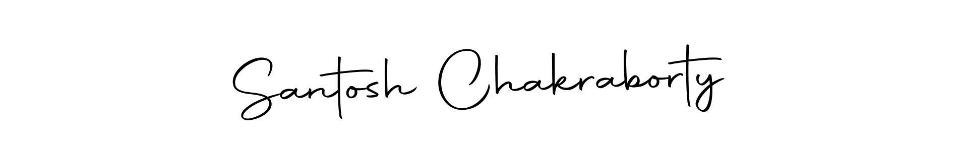 Design your own signature with our free online signature maker. With this signature software, you can create a handwritten (Autography-DOLnW) signature for name Santosh Chakraborty. Santosh Chakraborty signature style 10 images and pictures png