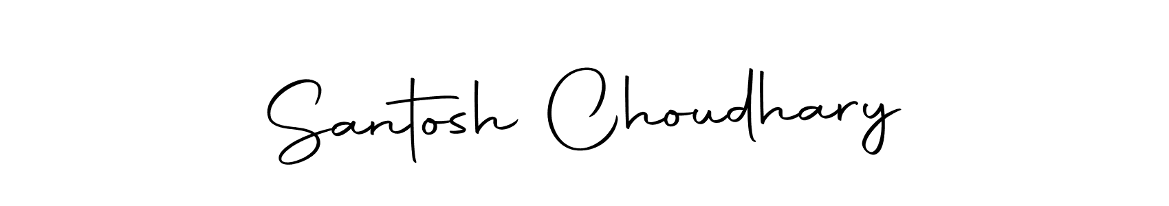 The best way (Autography-DOLnW) to make a short signature is to pick only two or three words in your name. The name Santosh Choudhary include a total of six letters. For converting this name. Santosh Choudhary signature style 10 images and pictures png