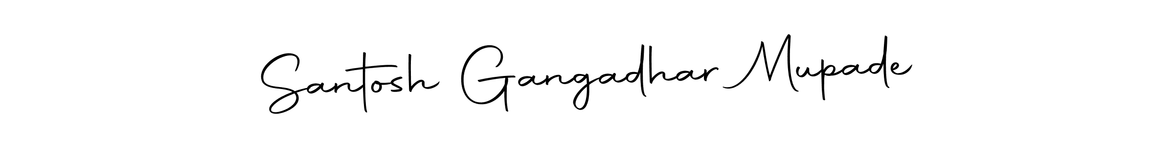 Use a signature maker to create a handwritten signature online. With this signature software, you can design (Autography-DOLnW) your own signature for name Santosh Gangadhar Mupade. Santosh Gangadhar Mupade signature style 10 images and pictures png