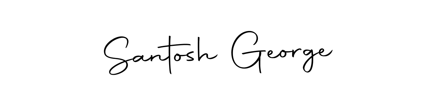 Once you've used our free online signature maker to create your best signature Autography-DOLnW style, it's time to enjoy all of the benefits that Santosh George name signing documents. Santosh George signature style 10 images and pictures png