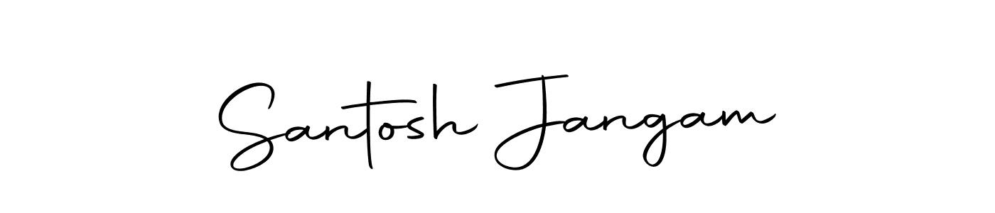 This is the best signature style for the Santosh Jangam name. Also you like these signature font (Autography-DOLnW). Mix name signature. Santosh Jangam signature style 10 images and pictures png