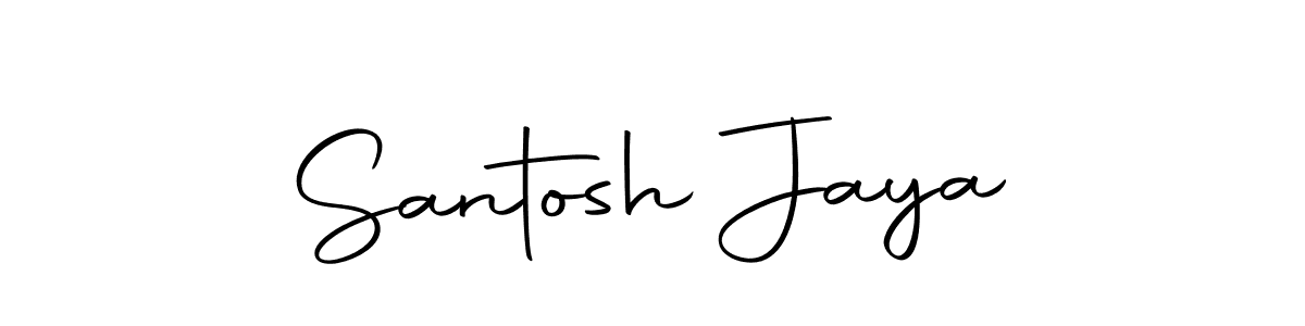 Make a beautiful signature design for name Santosh Jaya. Use this online signature maker to create a handwritten signature for free. Santosh Jaya signature style 10 images and pictures png
