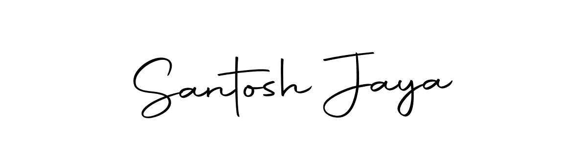 Autography-DOLnW is a professional signature style that is perfect for those who want to add a touch of class to their signature. It is also a great choice for those who want to make their signature more unique. Get Santosh Jaya name to fancy signature for free. Santosh Jaya signature style 10 images and pictures png