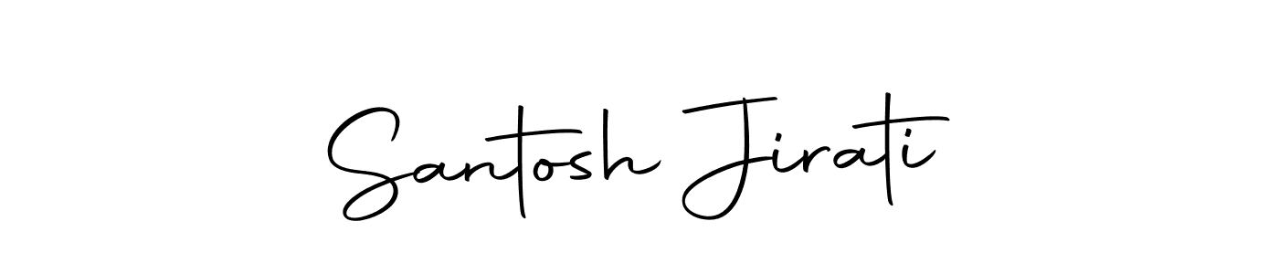 Once you've used our free online signature maker to create your best signature Autography-DOLnW style, it's time to enjoy all of the benefits that Santosh Jirati name signing documents. Santosh Jirati signature style 10 images and pictures png