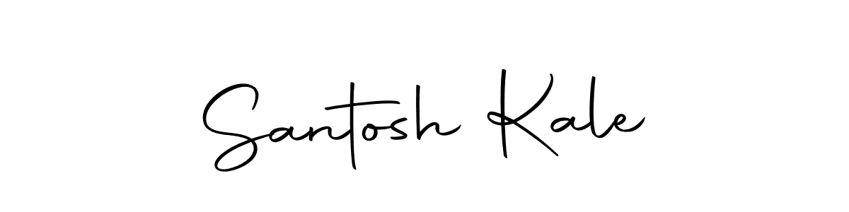 How to make Santosh Kale name signature. Use Autography-DOLnW style for creating short signs online. This is the latest handwritten sign. Santosh Kale signature style 10 images and pictures png